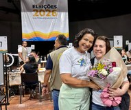 Goretti Hadad foi homenageada durante o último fechamento de cadastro antes da aposentadoria