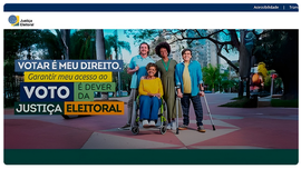 Lançada há mais de quatro meses, iniciativa estimula eleitoras e eleitores com deficiência a inf...