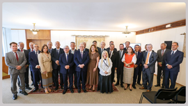 Reunião conduzida pelo ministro Edson Fachin reuniu presidentes de tribunais para discutir trans...