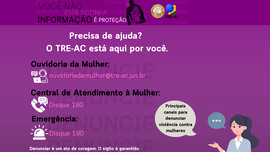 Campanha “Você Não Está Sozinha – Informação é Proteção” busca prevenir e enfrentar a violência ...