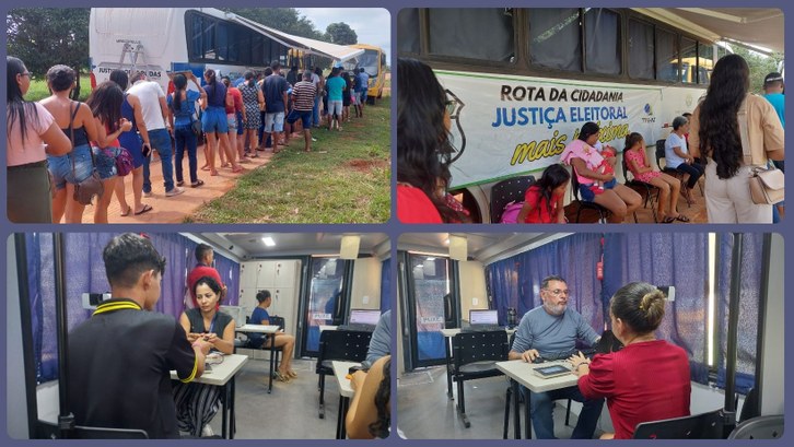 Ação itinerante do TRE-AC atende eleitores em Porto Acre Mais de 120 pessoas foram atendidas com a ação do Programa Rota da Cidadania