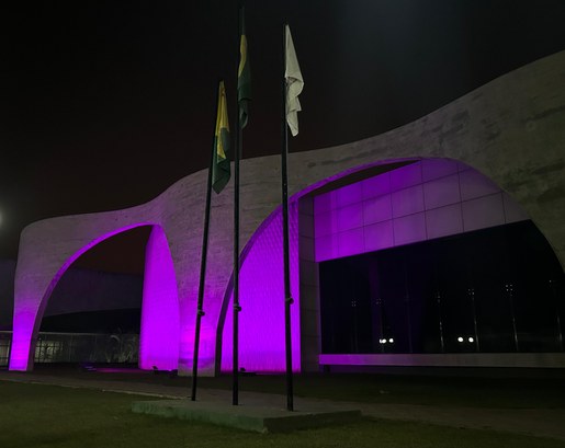 Agosto Lilás: TRE-AC inicia mais uma campanha de combate à violência contra a mulher Um mês de conscientização pelo fim da violência contra a mulher. A sede do Tribunal está ilumina...