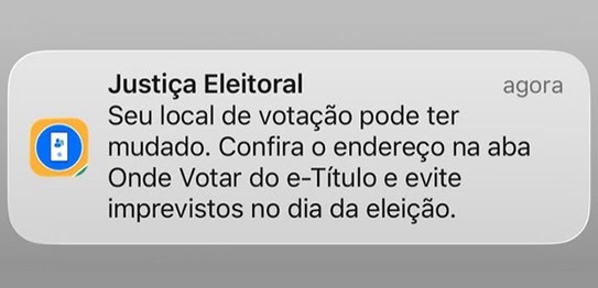 Aplicativo e-Título passa a enviar alertas com orientações para as Eleições 2026