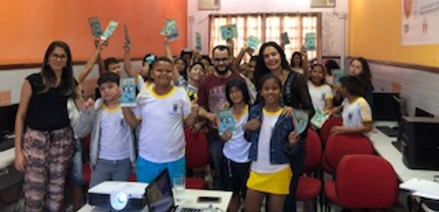 palestra sobre Educação Política do Eleitor, na Escola Francisco Augusto Bacurau