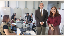 Presidente do TRE-AC, Desembargadora Waldirene Cordeiro, e o vice-presidente e corregedor, Desme...