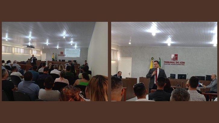 Candidatos de Senador Guiomard são orientados sobre propaganda e crimes eleitorais Juiz da 8ª Zona Eleitoral, Romário Divino, coordenou encontro que discutiu práticas permitidas e...