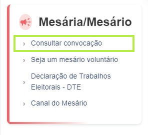 Capacitação e treinamento de mesários