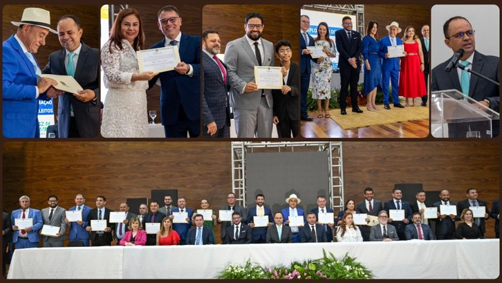 Cerimônia do TRE-AC marca diplomação dos eleitos da capital Autoridades destacam lisura do pleito e responsabilidade dos novos representantes na solenidade ...