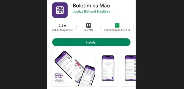 Confira os resultados da eleição: baixe o aplicativo Boletim na Mão Com a ferramenta, sociedade em geral pode fazer a conferência dos resultados de uma seção eleito...