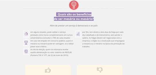 Conheça mais sobre a função de mesário Peça fundamental para garantir o sucesso de uma eleição, os mesários atuam na recepção dos eleit...