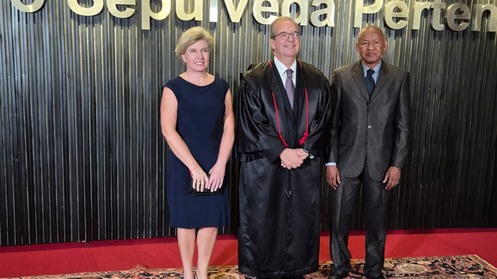 Corregedor Regional Eleitoral do Acre participa de posse do novo Corregedor-Geral da Justiça Ele...
