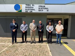 Atividade na 8ª Zona Eleitoral conclui calendário de acompanhamento das Zonas Eleitorais antes d...