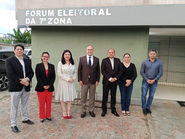 Atividade integra as ações de acompanhamento das unidades eleitorais e foi conduzida pelo Vice-P...