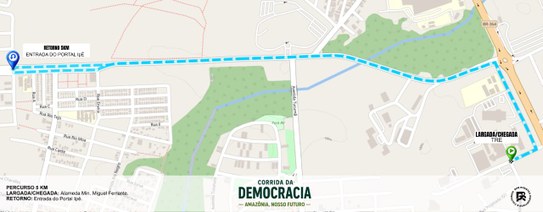Corrida pela Democracia celebra o Dia da Amazônia neste sábado, 5
