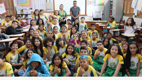 Programa Eleitor do Futuro contemplou 94 crianças da Escola Estadual Almada Brito com reflexões ...
