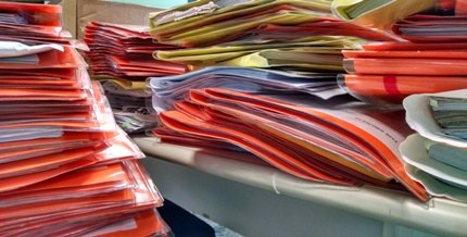 Desburocratização gera economia de papel em 18.02.2015 Desburocratização gera economia de papel