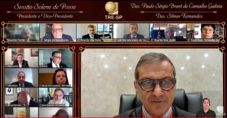 Desembargador Luís Camolez prestigia posse de Presidente e Vice do TRE-SP Desembargadores Paulo Galizia e Silmar Fernandes foram eleitos para o biênio 2022-2023