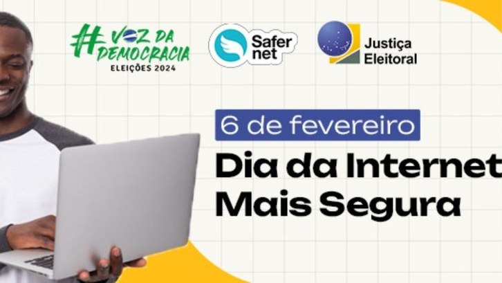 Dia da Internet Segura: confira dicas sobre como agir ao navegar pela web Neste ano, data ocorre nos dias 6 e 7/2 e contará com a participação de mais de 200 países, entr...