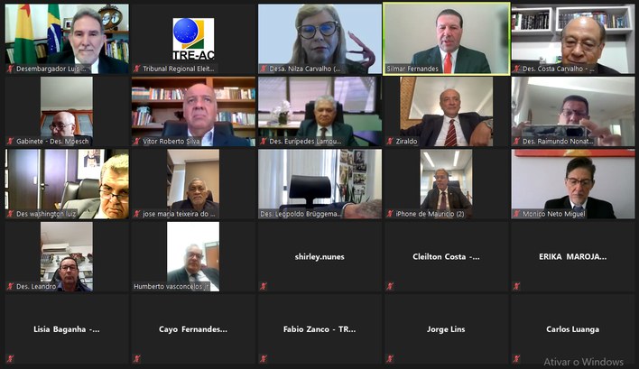 Eleita a nova Presidência do Colégio de Corregedores Eleitorais do Brasil A eleição foi realizada por aclamação durante Encontro Virtual nesta quinta-feira, 20