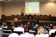 Evento foi realizado nesta quarta-feira e contou com a participação dos servidores da sede do Tr...