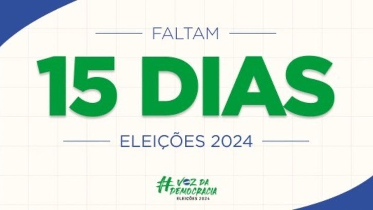 Faltam 15 dias: a partir de hoje (21), candidatos das Eleições 2024 só podem ser presos em flagrante Concorrentes no pleito que forem detidos durante a campanha deverão ser conduzidos imediatamente...
