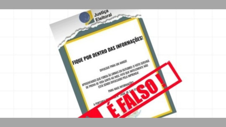 INSS esclarece que é falso que comprovante de votação vale como prova de vida A ferramenta que permitirá esse cruzamento de dados eleitorais ainda está em desenvolvimento