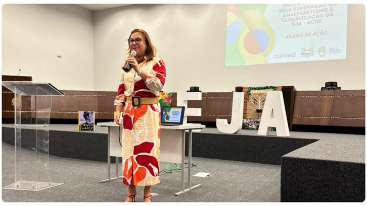 Justiça Eleitoral do Acre se une ao esforço coletivo pela alfabetização de jovens e adultos Durante o I Fórum Estadual de Partilha da EJA, a presidente do TRE-AC apresentou iniciativa que ...