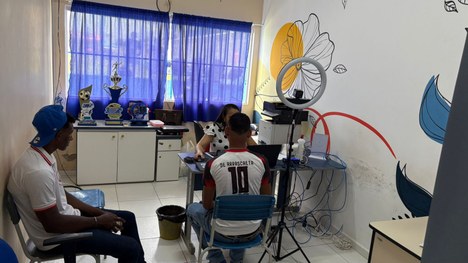 Coleta biométrica e regularização movimentam público no estádio Marreirão

