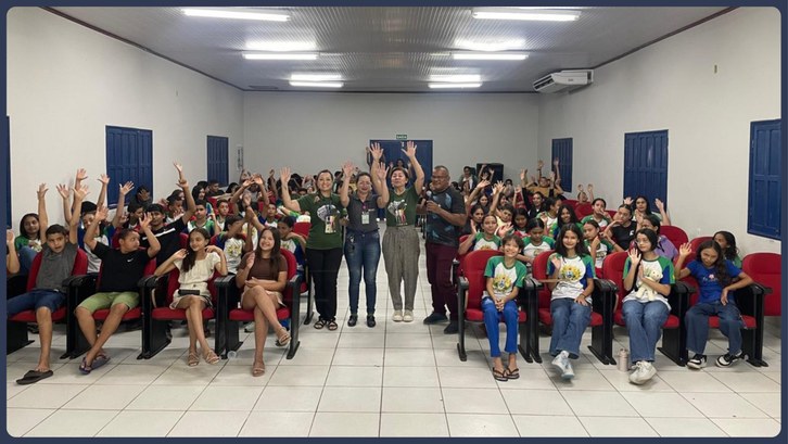 Justiça Eleitoral leva Vozes do Futuro a Rodrigues Alves e alcança 289 estudantes Projeto promove formação cidadã e aproxima jovens da democracia no interior do Acre