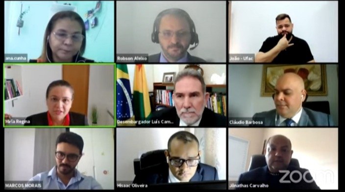 No Acre, Justiça Eleitoral debate a importância da acessibilidade nos serviços públicos TRE AC ABRIL 2021 MESA REDONDA