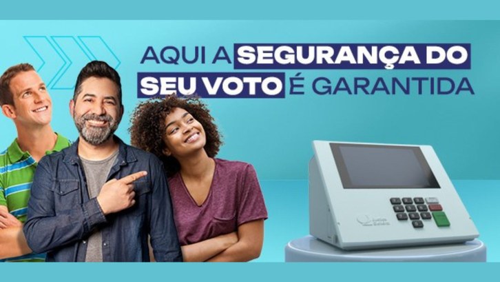 Nova campanha do TSE reafirma integridade do Sistema Eleitoral Brasileiro Peças incluem banner sobre garantia da segurança do voto e vídeo de 30 segundos que será exibido...