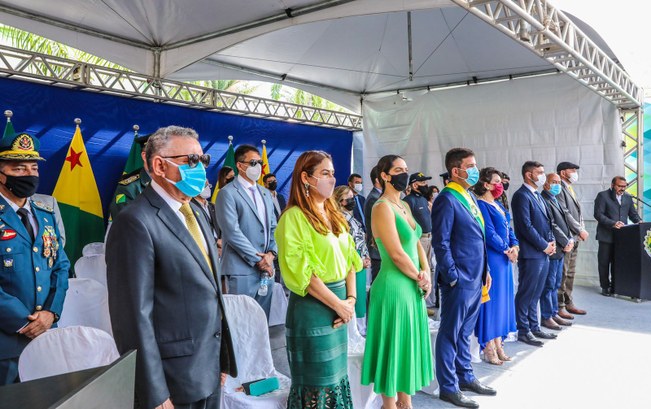 Presidente do TRE-AC participa da solenidade alusiva ao Sete de setembro Presidente do TRE-AC participa da solenidade alusiva ao Sete de setembro