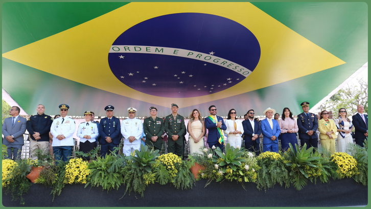 Presidente do TRE-AC participa do desfile de 7 de Setembro em Rio Branco Ato cívico-militar reuniu autoridades e marcou a celebração da Independência com destaque para v...