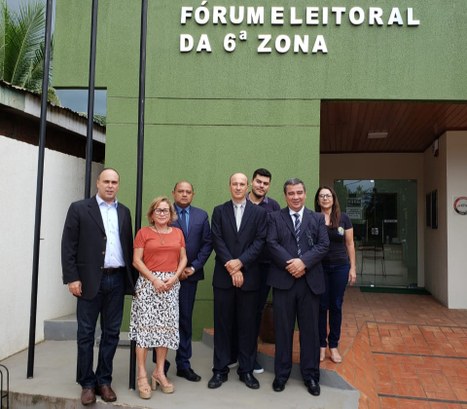 Presidente do TRE-AC recebe obras de reforma do prédio da 6ª ZE, em Brasileia TRE AC FEVEREIRO 2020 OBRA BRASILEIA