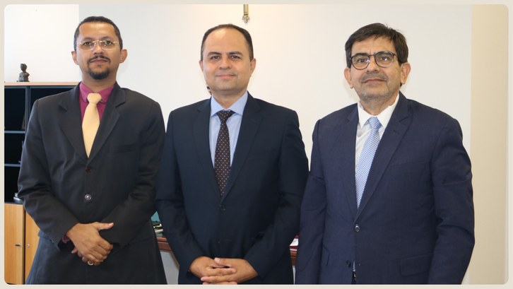 Encontro entre Desembargador Júnior Alberto e Procurador Álvaro Luiz Araújo Pereira destaca coop...