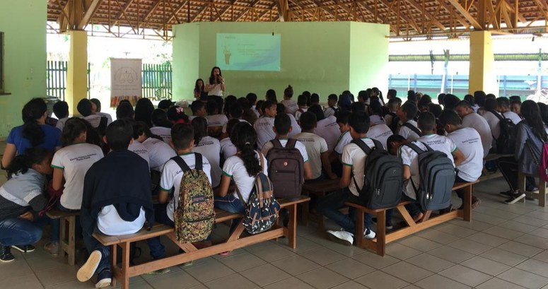 Programa Eleitor do Futuro chega à Escola Paulo Feire, no 2º Distrito de Rio Branco TRE AC SETEMBRO 2019 ELEITOR DO FUTURO BELO JARDIM