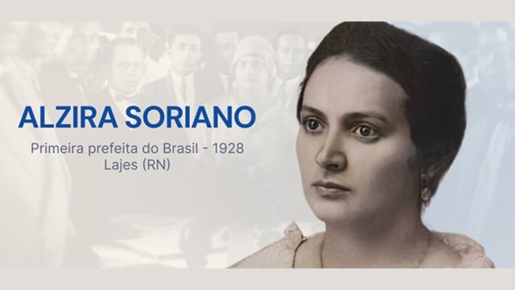Quem foi a primeira mulher a se eleger prefeita no Brasil? Alzira Soriano foi eleita em 1928 para comandar a Prefeitura de Lajes (RN)