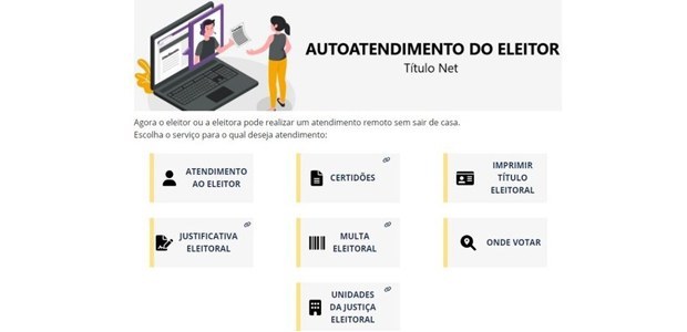 Quer imprimir o título em casa? Saiba como fazer pela internet Autoatendimento ao eleitor na página do TSE permite essa facilidade