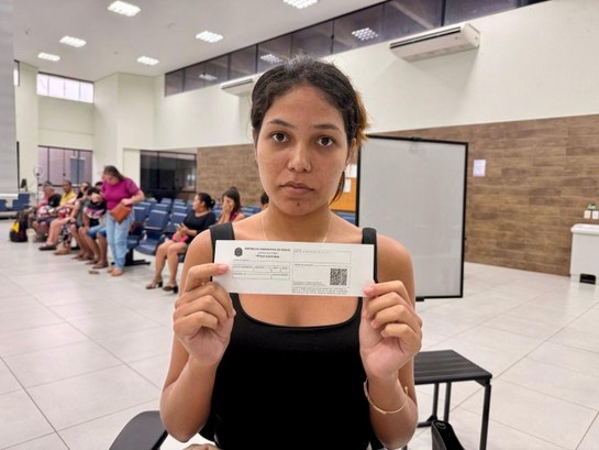 Em Cruzeiro do Sul, jovem chegou às 3h da manhã para garantir o primeiro título