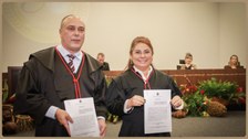 Cerimônia também empossou Lois Arruda como Membro Efetivo e Vice-Presidente/Corregedor Regional ...