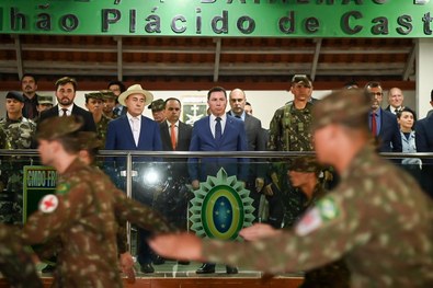 Solenidade pelos 69 anos do batalhão foi conduzida pelo Comando de Fronteira Acre/4º BIS e conto...
