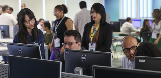 Investigadoras contribuem para os planos de teste no evento, que prossegue até amanhã (5)