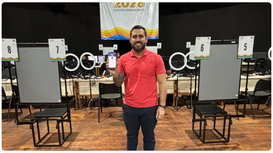 Membro da Corte Eleitoral realizou mudança do local de votação e reforçou convite à população pa...