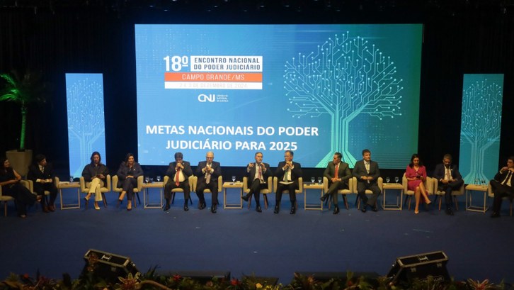 Trabalho do Judiciário será norteado por 10 metas nacionais em 2025 Apresentação das Metas Nacionais para 2025