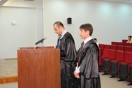 Posse do novo membro efetivo do TRE-AC, desembargador Roberto Barros.