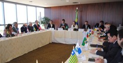 A presidente do TSE, ministra Cármen Lúcia, se reuniu com os presidentes de TREs no dia 9 de ago...