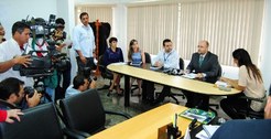 Coletiva sobre as Eleições de 2014.