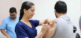 Campanha de vacinação contra a gripe na Secretaria do Tribunal