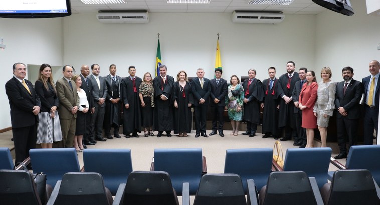 TRE-AC-2019-POSSE DES ELCIO MENDES Desembargador Elcio Mendes toma posse no cargo de Corregedor Regional Eleitoral