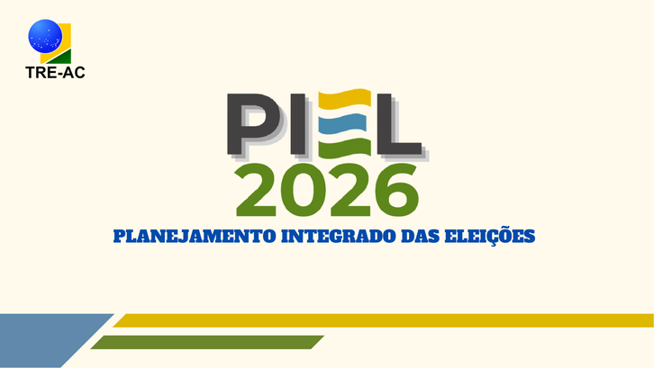 TRE-AC aprova Planejamento Integrado das Eleições 2026 Documento organiza ações, projetos e gestão de riscos para a realização do próximo pleito no Acre TRE-AC aprova Planejamento Integrado das Eleições 2026